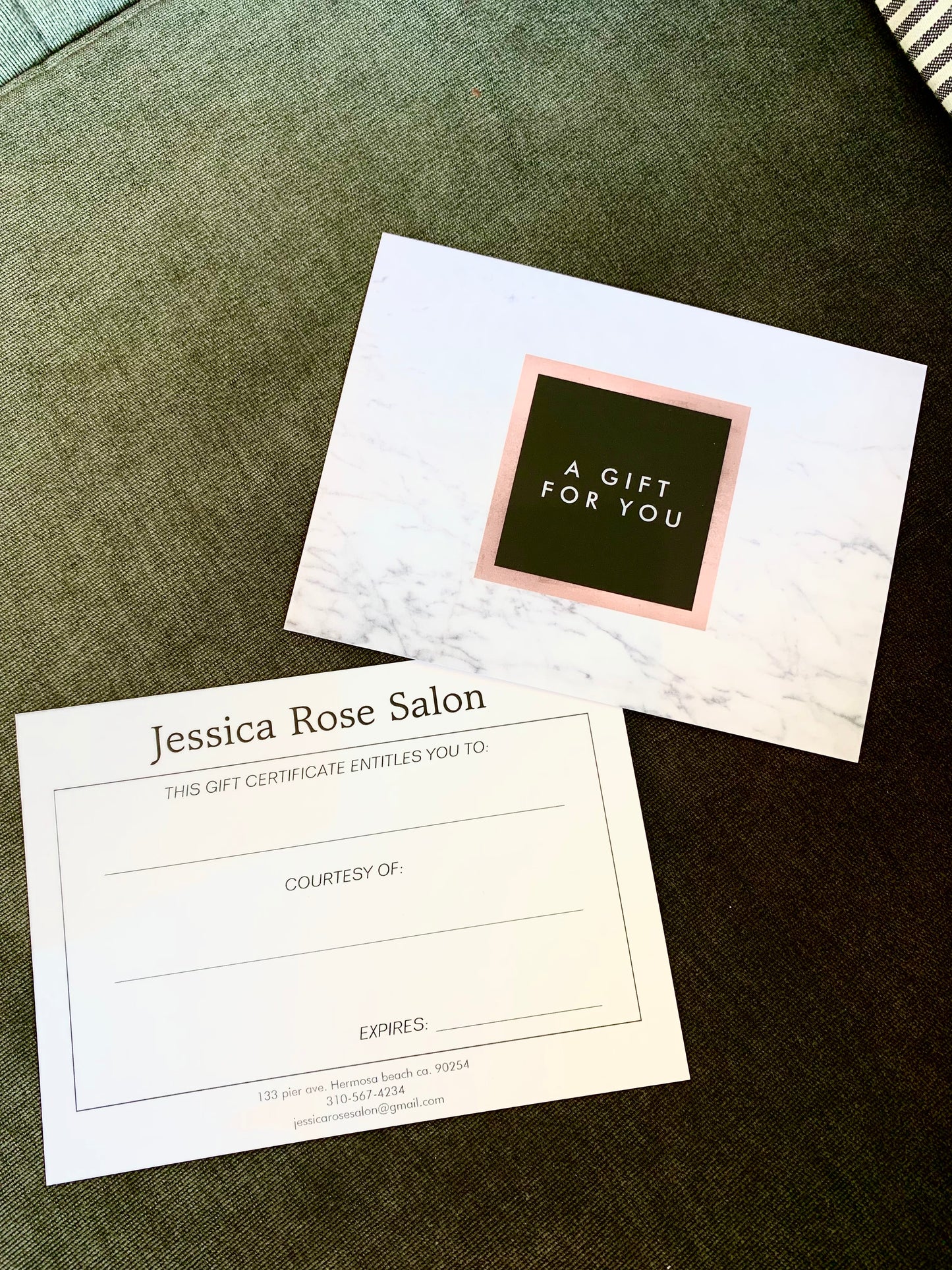 Jessica Rose Salon Gift Card